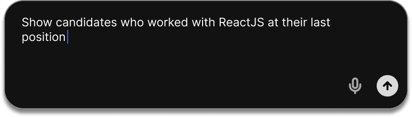 AI-powered deep search analyzing candidate profiles and qualifications